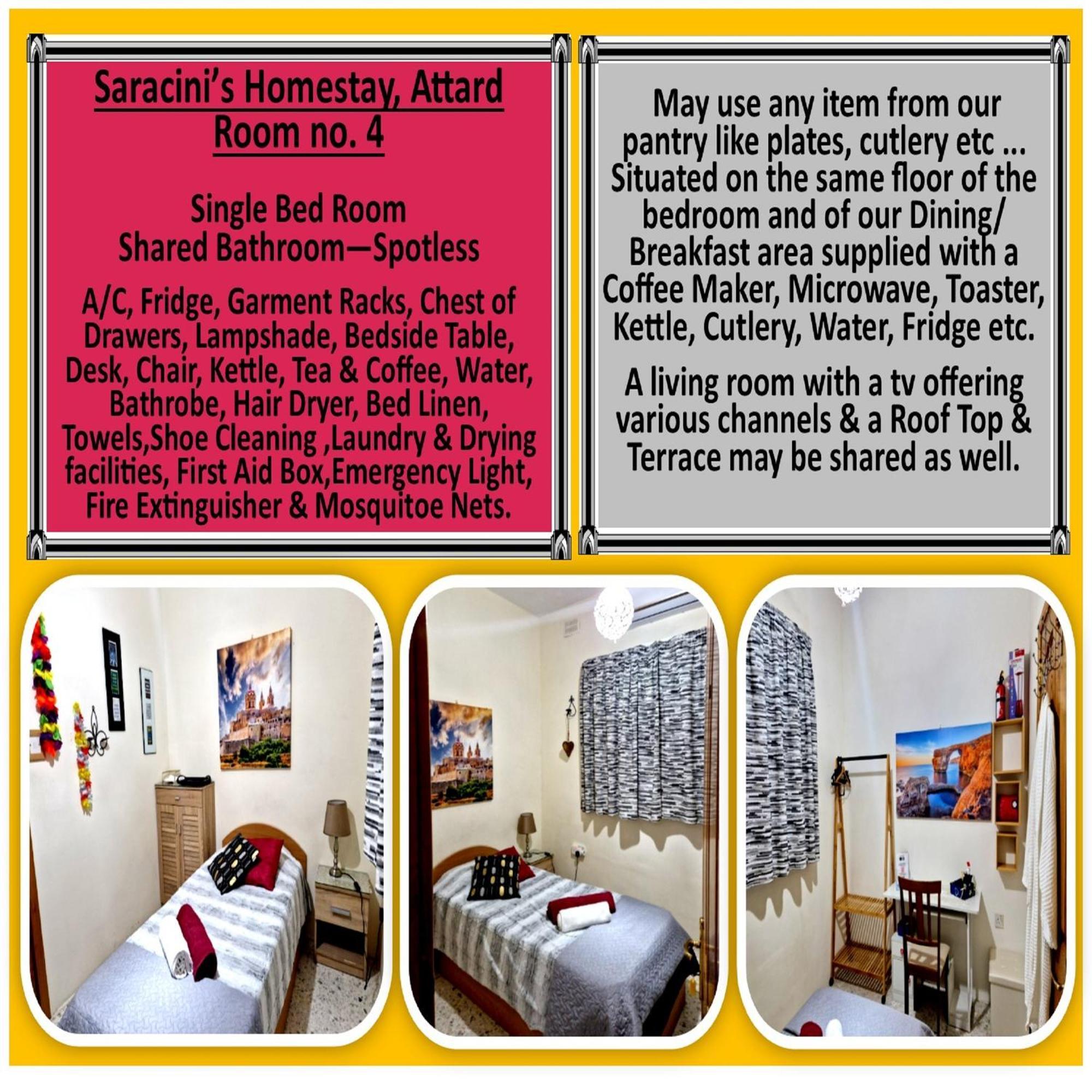 Saracini'S Homestay Attard Εξωτερικό φωτογραφία