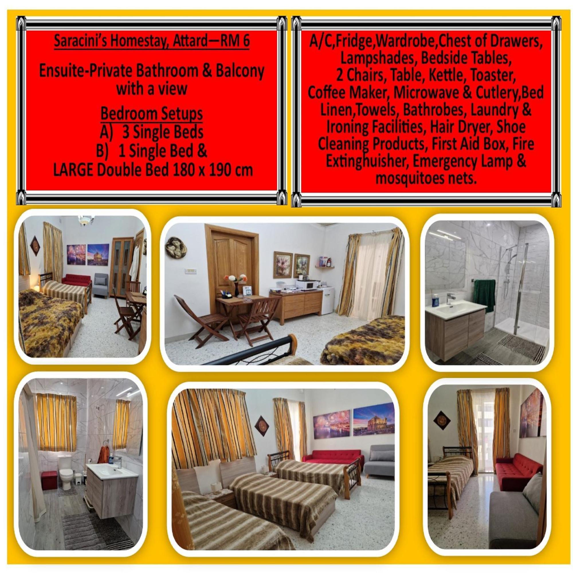 Saracini'S Homestay Attard Εξωτερικό φωτογραφία
